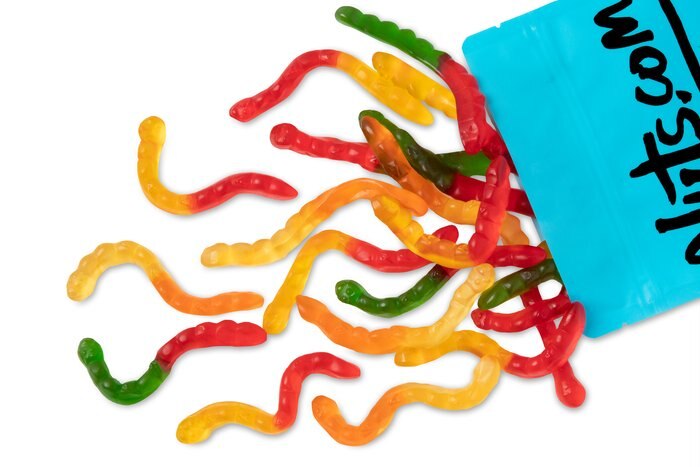 Nuts Gummy Worms