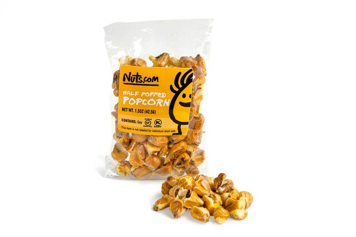 Nuts Half Popped Popcorn Variety Pack