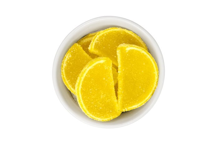 Nuts Lemon Fruit Slices