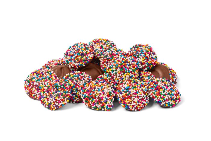 Nuts Milk Chocolate Nonpareils (Rainbow)