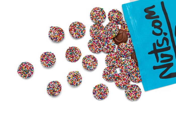Nuts Milk Chocolate Nonpareils (Rainbow)