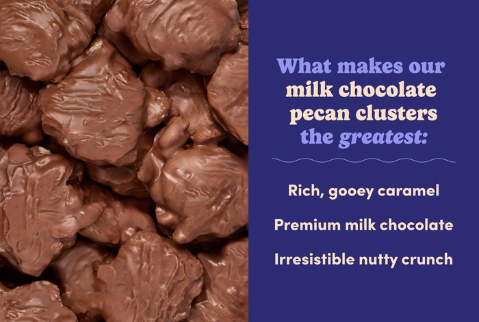 Nuts Milk Chocolate Pecan Clusters