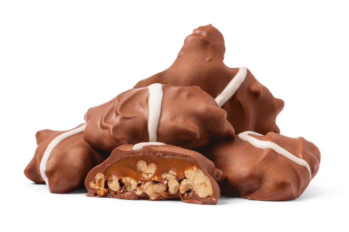 nuts Milk Chocolate Pecan Clusters (Sugar-Free)