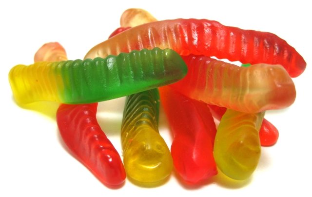 nuts Mini Gummy Worms