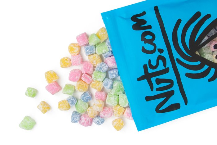 Nuts Mochi Rice Cakes (Rainbow)