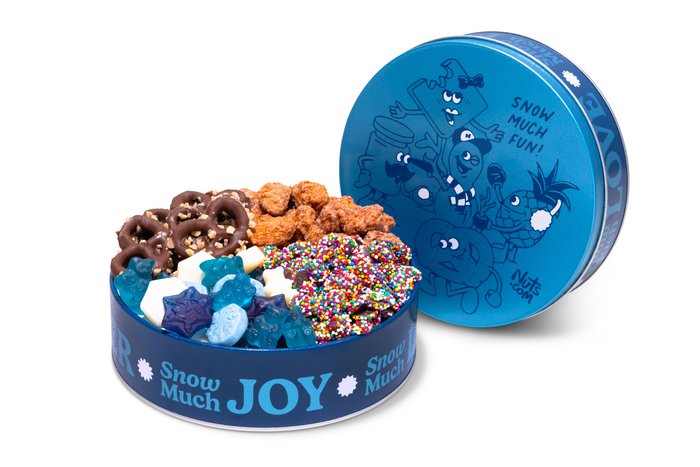 Nuts Nuts.com Holiday Tin
