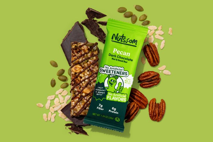 Nuts Pecan Dark Chocolate Nut & Seed Bar