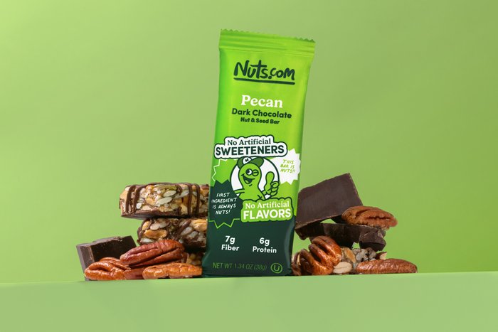Nuts Pecan Dark Chocolate Nut & Seed Bar