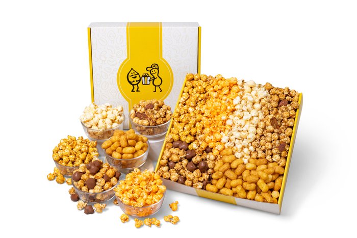 Nuts Popcorn Perfection Gift Box