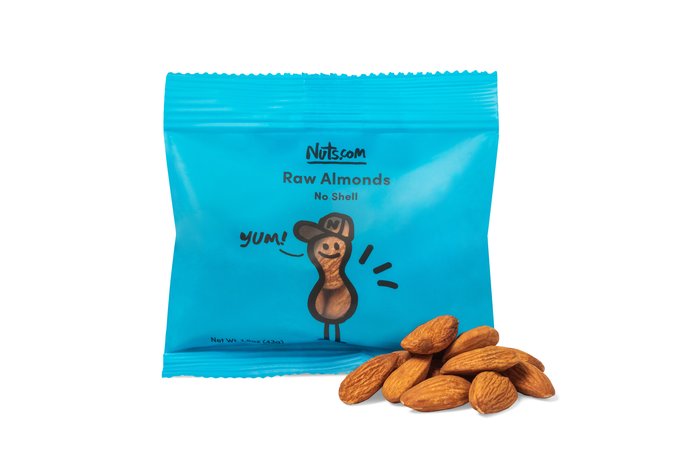 nuts Raw Almonds (No Shell) - Single Serve