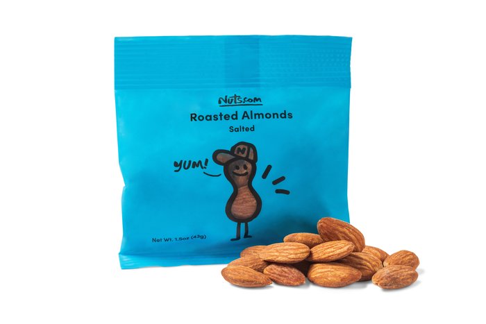 nuts Roasted Almonds (Salted) - Single Serve