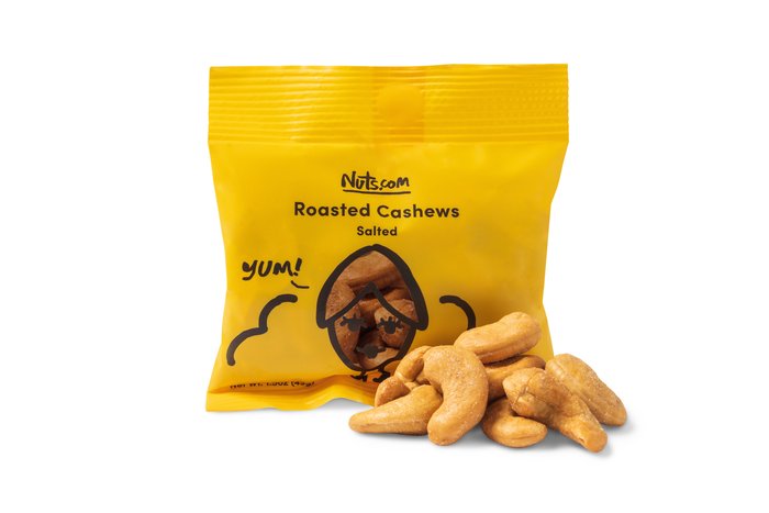 nuts Roasted Cashews Salted - Single Serve