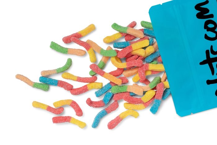 Nuts Sour Mini Neon Worms