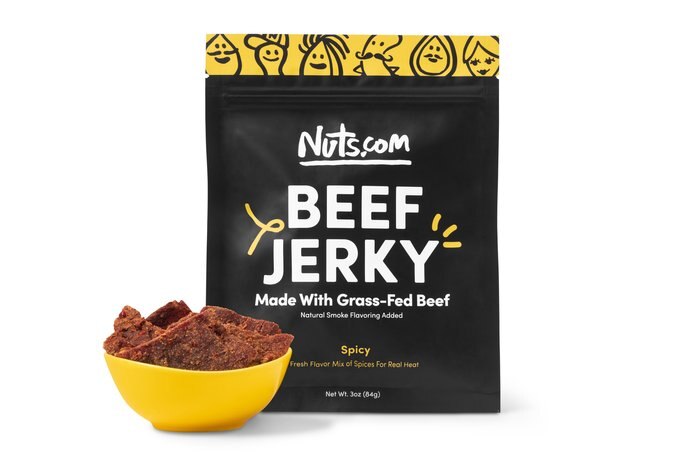 Nuts Spicy Grass Fed Beef Jerky