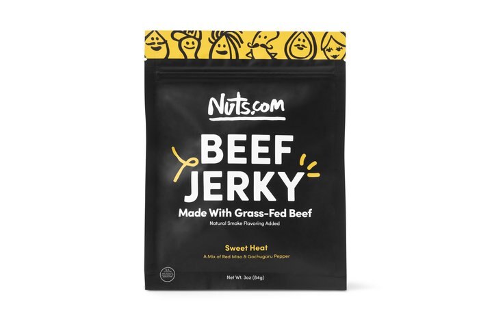 Nuts Sweet Heat Grass Fed Beef Jerky