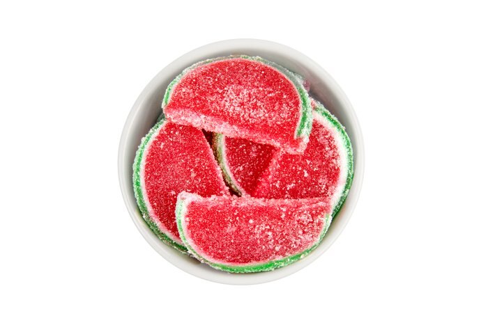 Nuts Watermelon Fruit Slices