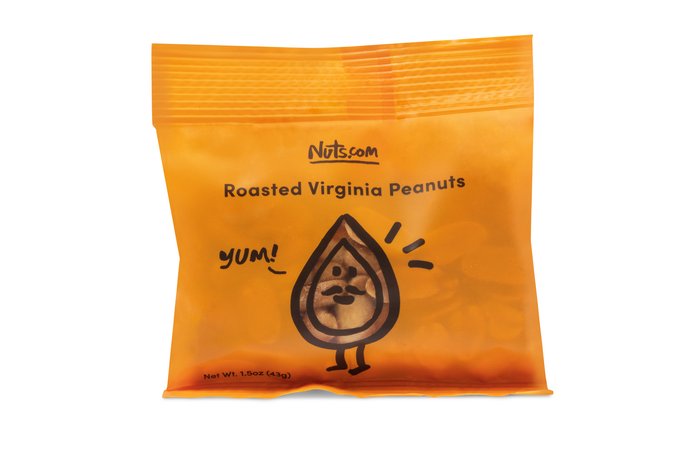 Nuts Roasted Virginia Peanuts (Salted No Shell) - Single Serve