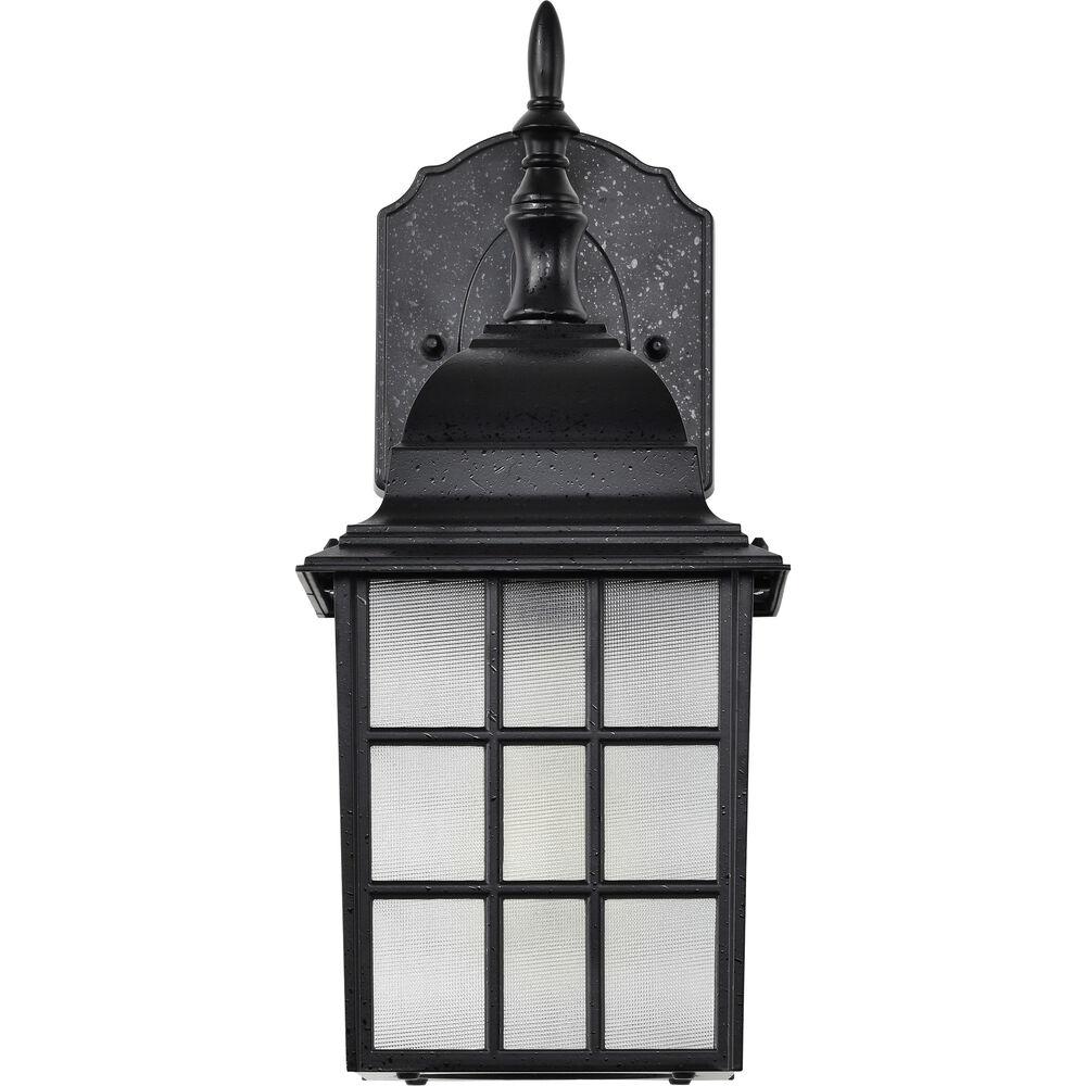 Nuvo Lighting Adams 1 Light 14 Inch Textured Black Outdoor Wall Lantern