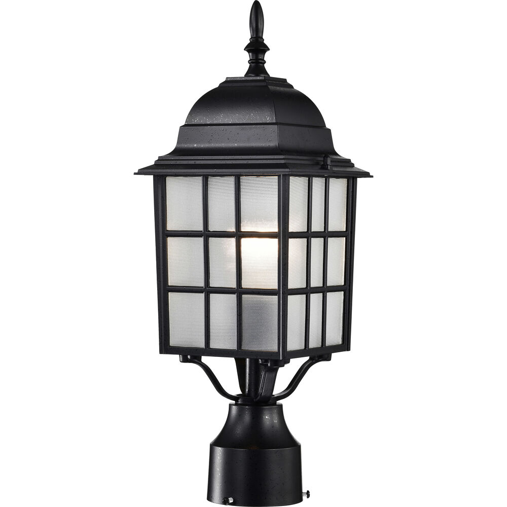 Nuvo Lighting Adams 1 Light 18 Inch Textured Black Outdoor Post Light