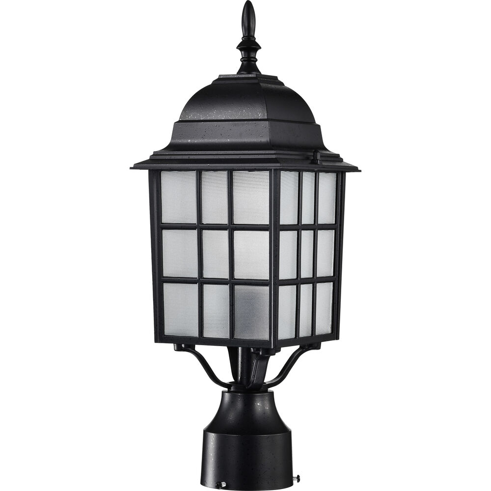 Nuvo Lighting Adams 1 Light 18 Inch Textured Black Outdoor Post Light