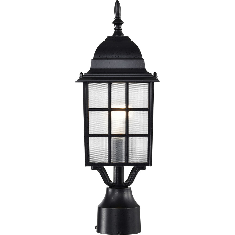 Nuvo Lighting Adams 1 Light 18 Inch Textured Black Outdoor Post Light