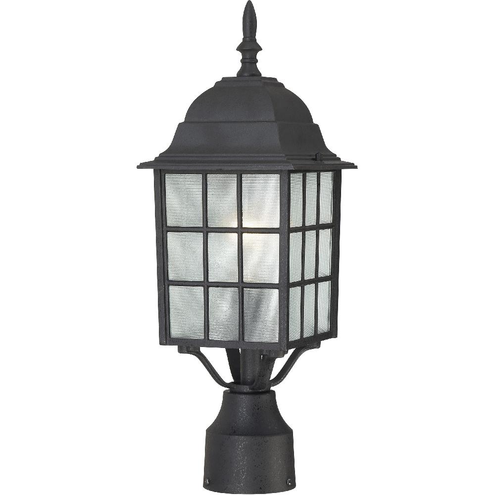 nuvo lighting Adams 1 Light 18 inch Textured Black Outdoor Post Light