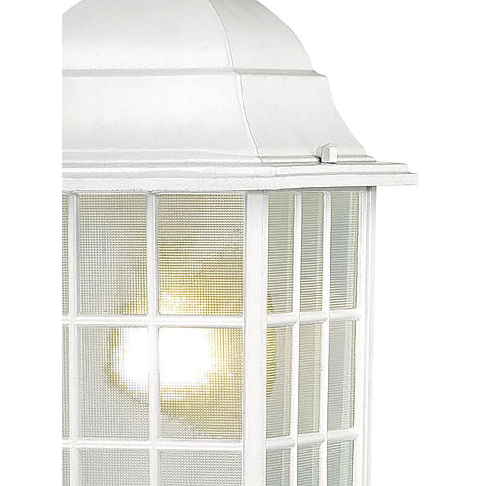 Nuvo Lighting Adams 1 Light 6 Inch White Outdoor Hanging Lantern