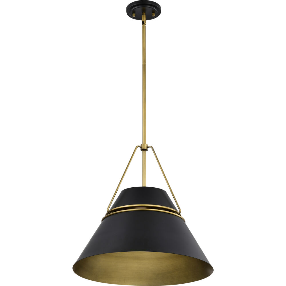 Nuvo Lighting Adina 3 Light 18 Inch Matte Black Pendant Ceiling Light