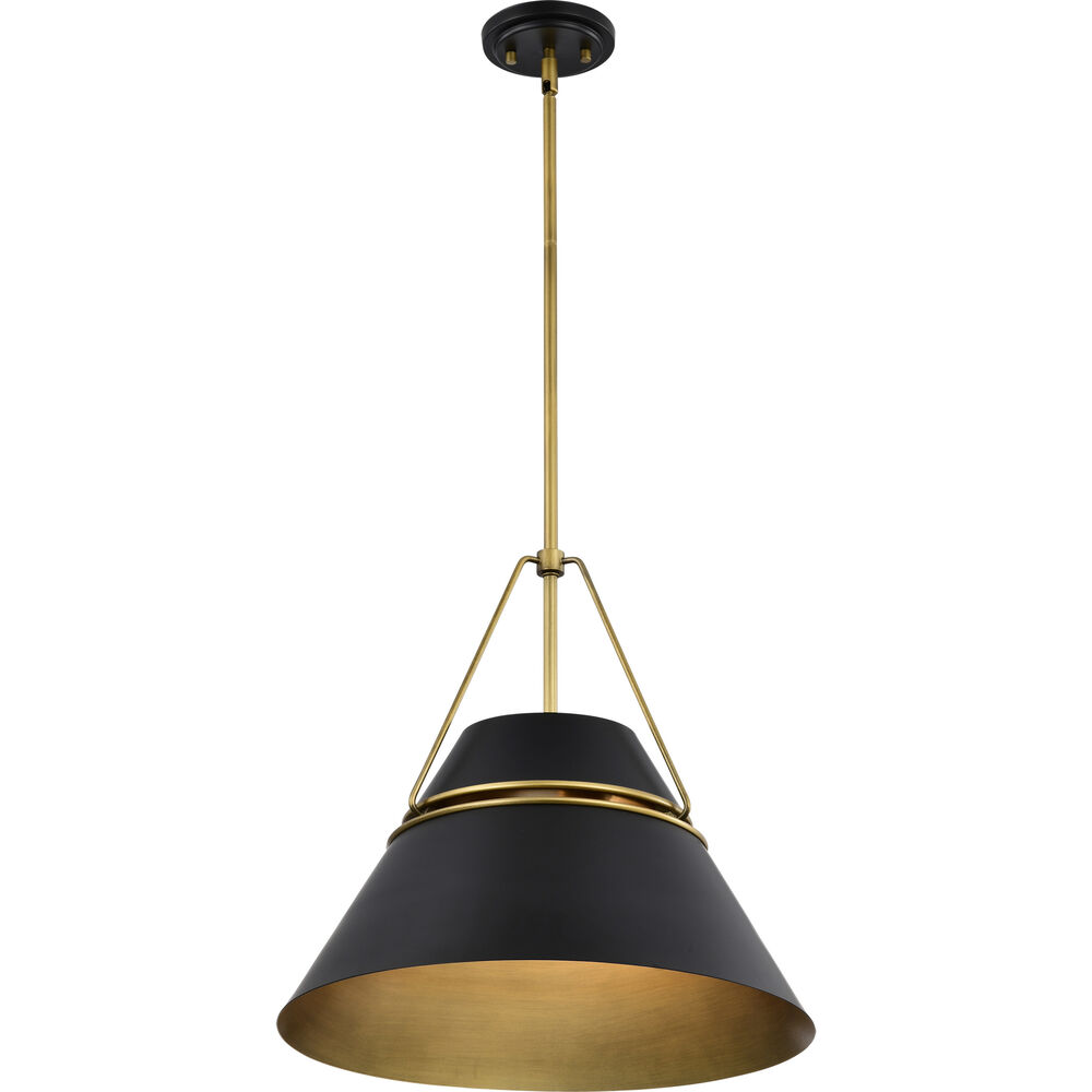 Nuvo Lighting Adina 3 Light 18 Inch Matte Black Pendant Ceiling Light