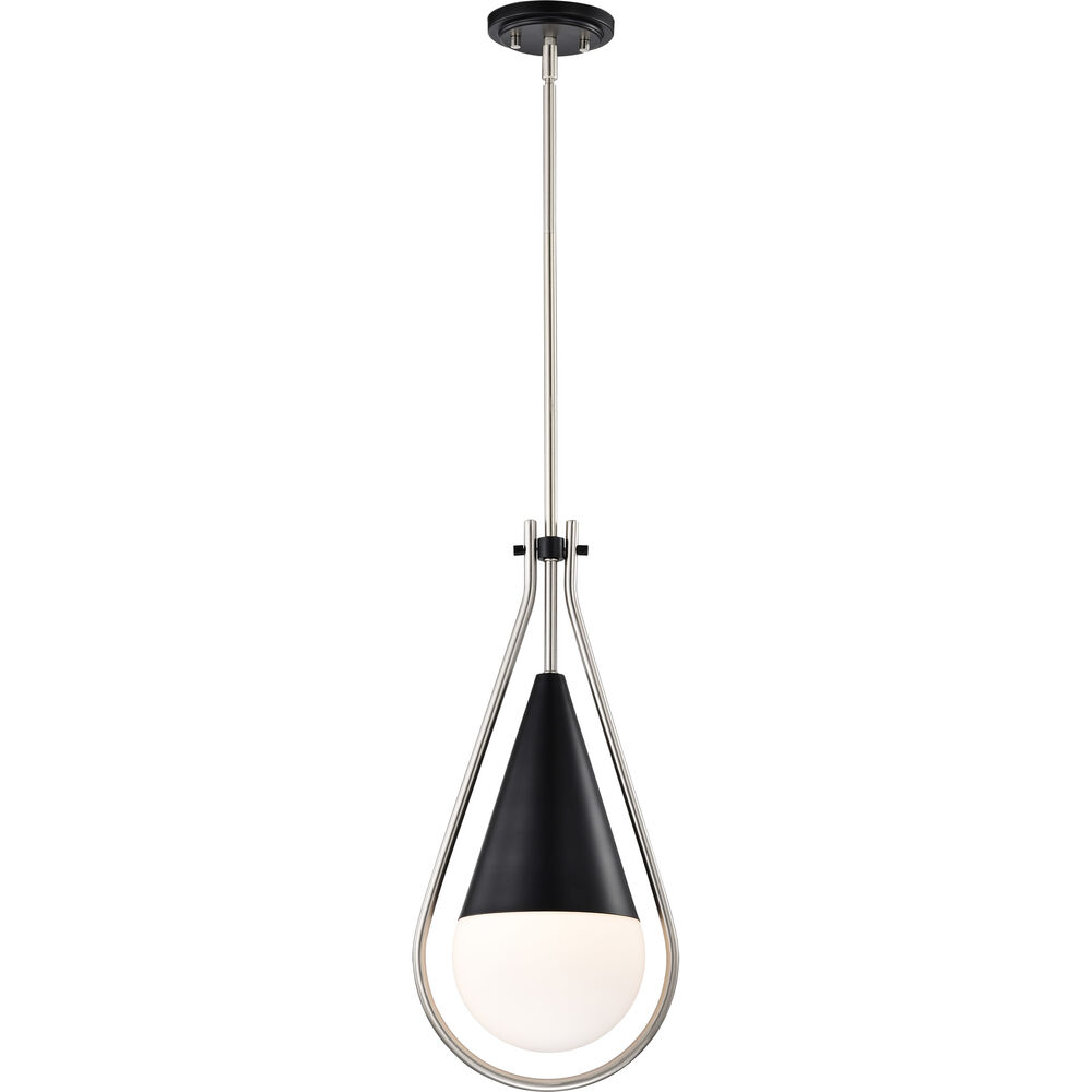 Nuvo Lighting Admiral 1 Light 10 Inch Matte Black Pendant Ceiling Light
