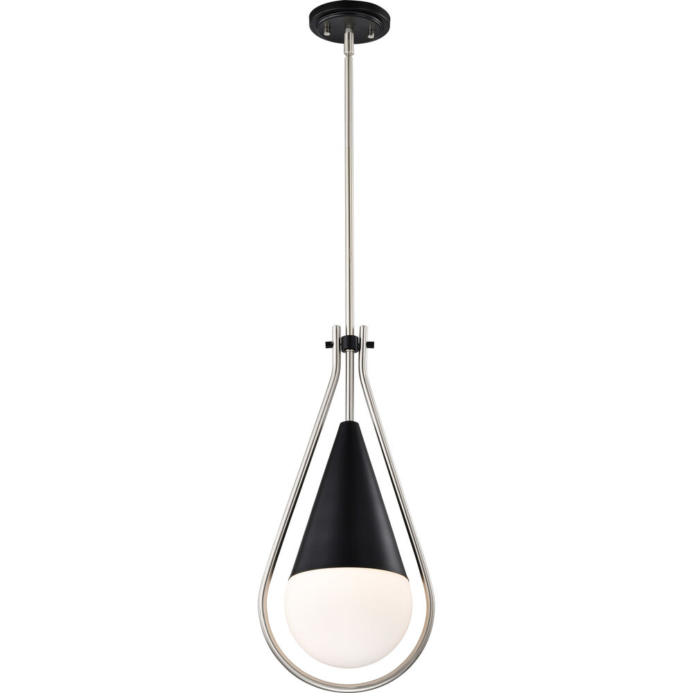 Nuvo Lighting Admiral 1 Light 10 Inch Matte Black Pendant Ceiling Light