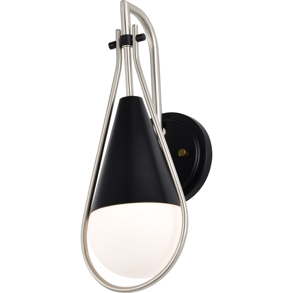 Nuvo Lighting Admiral 1 Light 6.5 Inch Matte Black Wall Sconce Wall Light