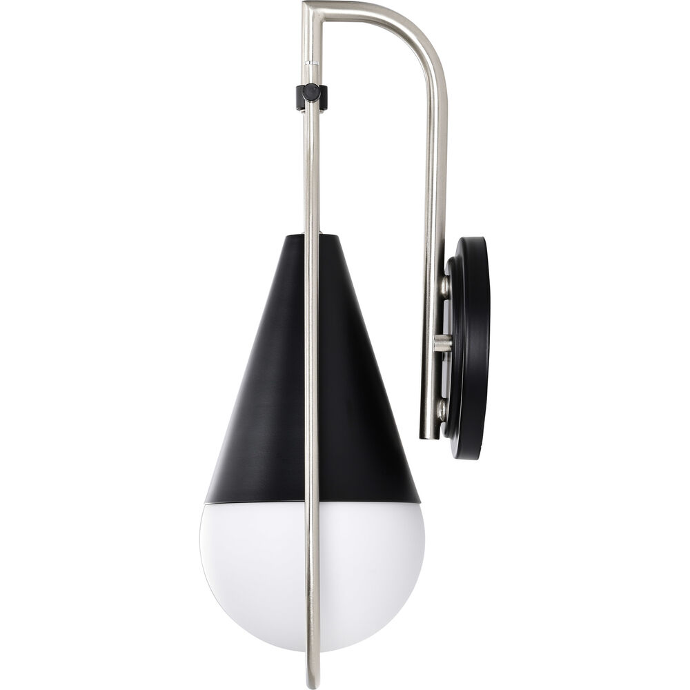 Nuvo Lighting Admiral 1 Light 6.5 Inch Matte Black Wall Sconce Wall Light