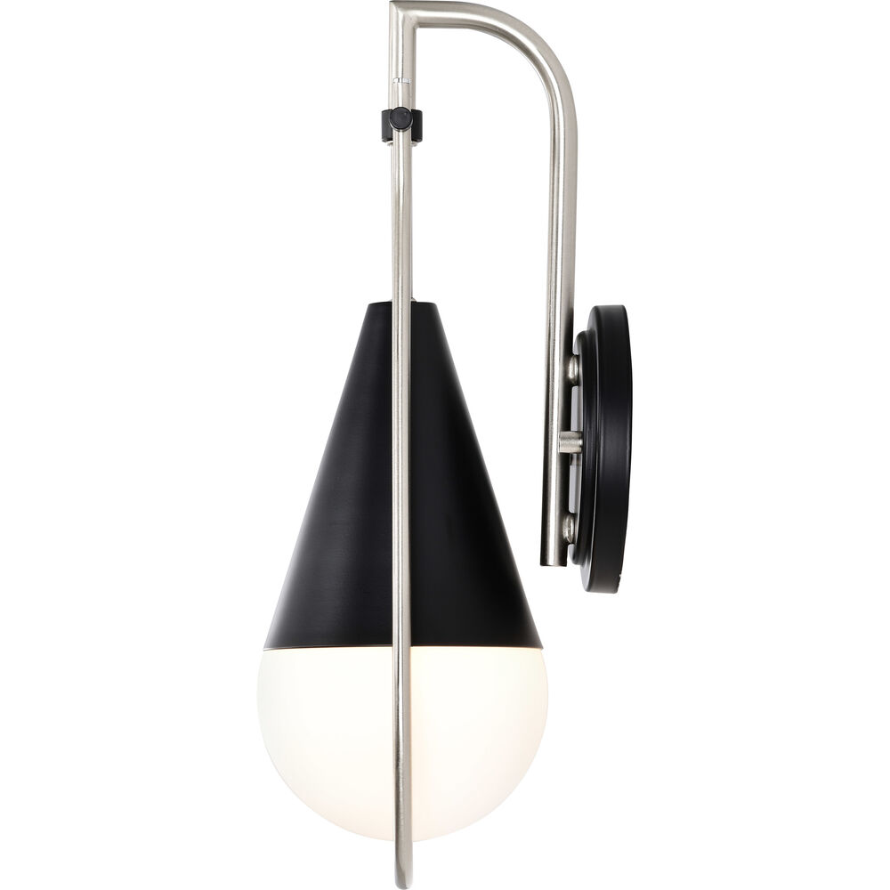 Nuvo Lighting Admiral 1 Light 6.5 Inch Matte Black Wall Sconce Wall Light