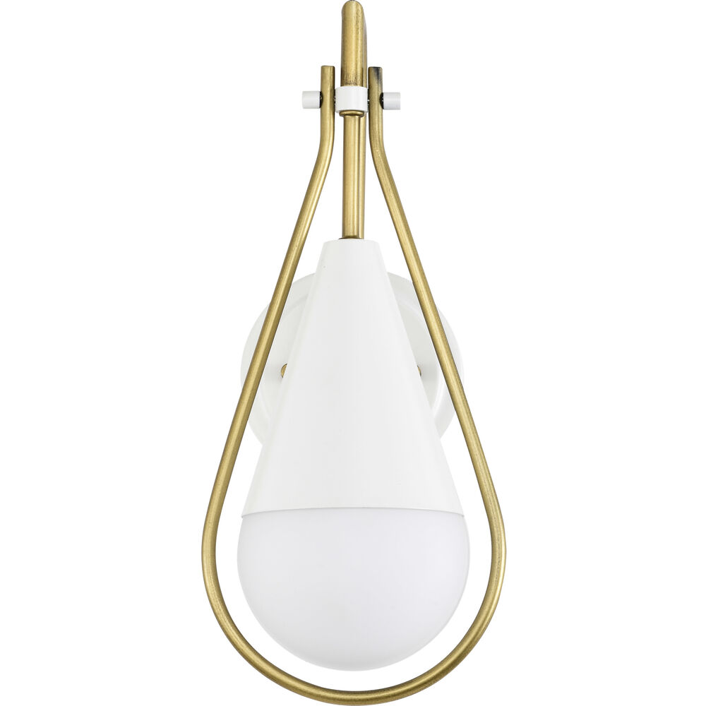 Nuvo Lighting Admiral 1 Light 6.5 Inch Matte White Wall Sconce Wall Light