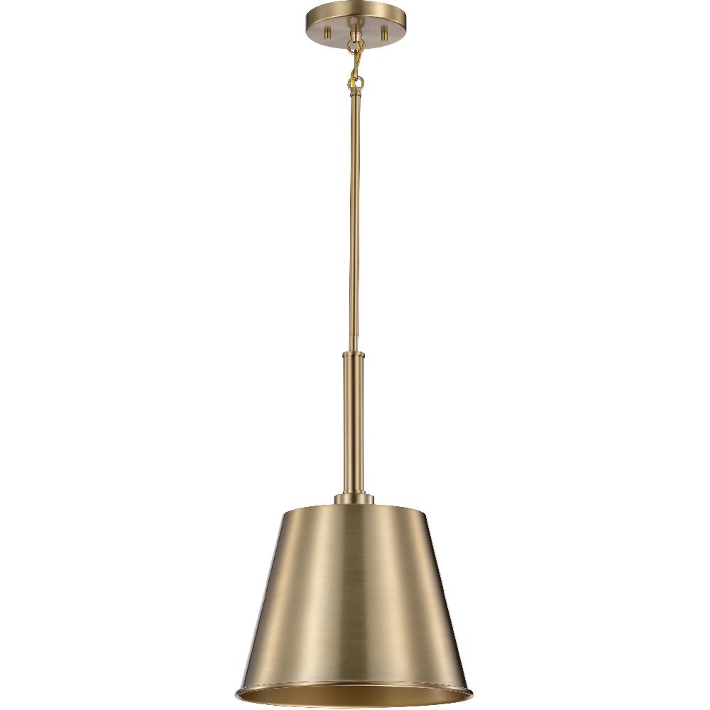nuvo lighting Alexis 1 Light 11 inch Burnished Brass and Gold Pendant Ceiling Light