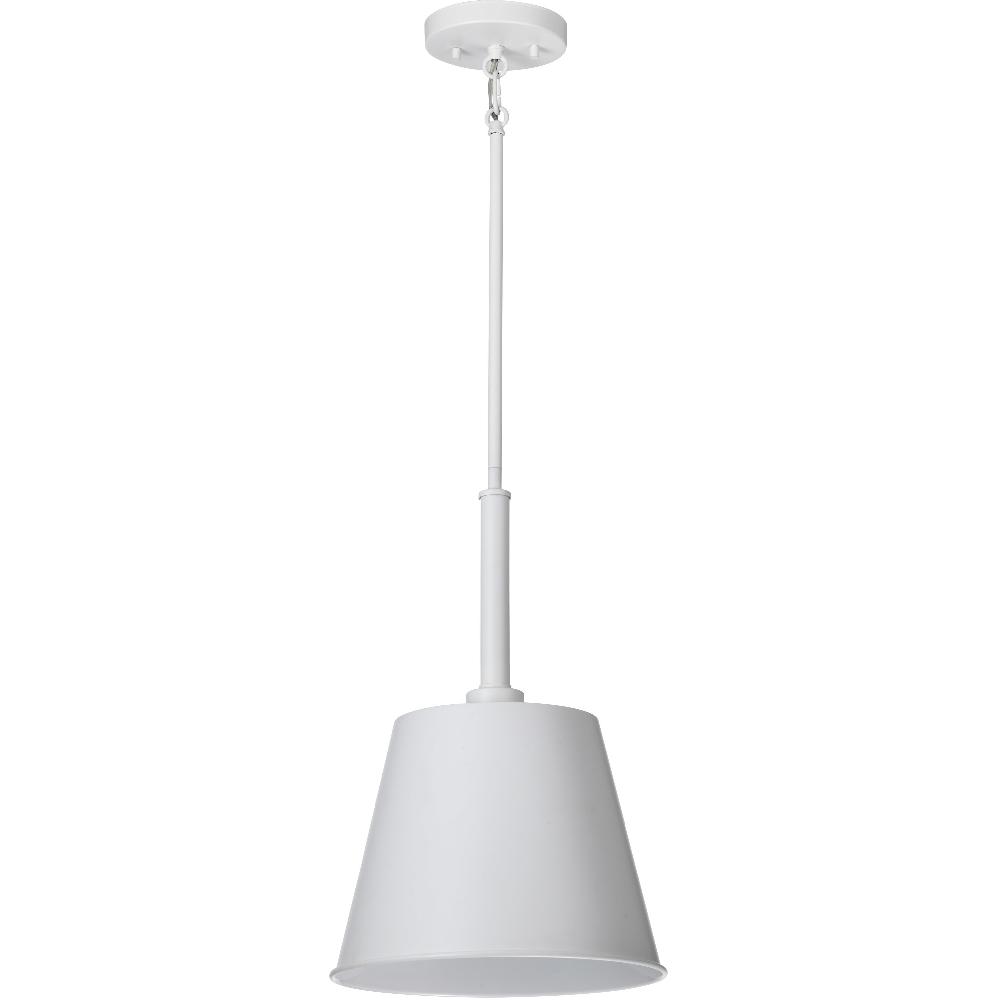 nuvo lighting Alexis 1 Light 11 inch Matte White Pendant Ceiling Light