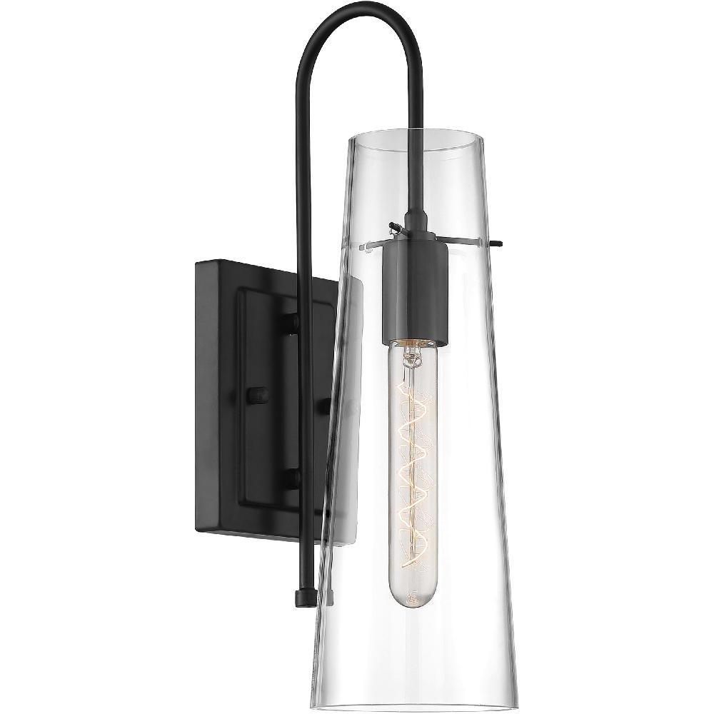 nuvo lighting Alondra 1 Light 5 inch Black Vanity Light Wall Light