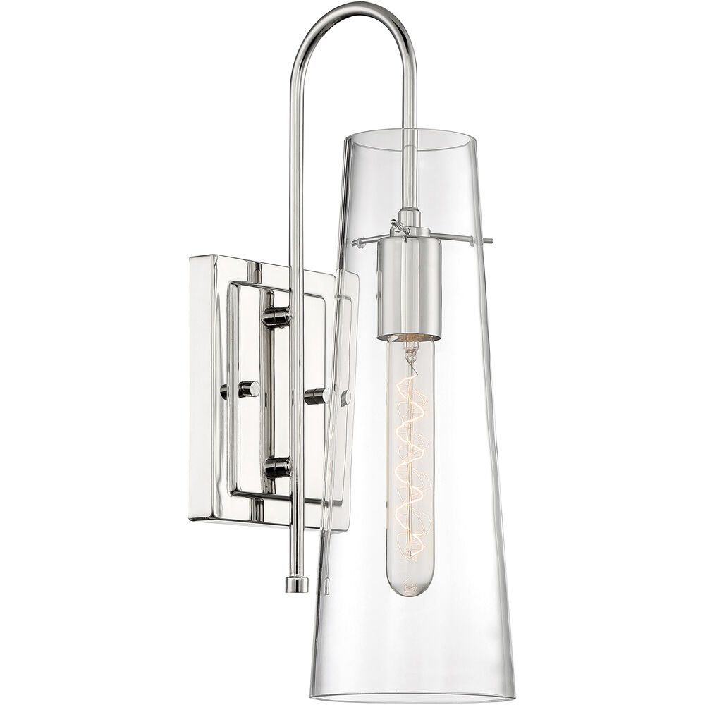 Nuvo Lighting Alondra 1 Light 5 Inch Polished Nickel Vanity Light Wall Light