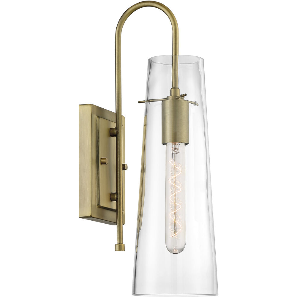 Nuvo Lighting Alondra 1 Light 5 Inch Vintage Brass Vanity Light Wall Light