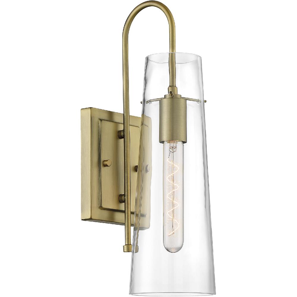 nuvo lighting Alondra 1 Light 5 inch Vintage Brass Vanity Light Wall Light