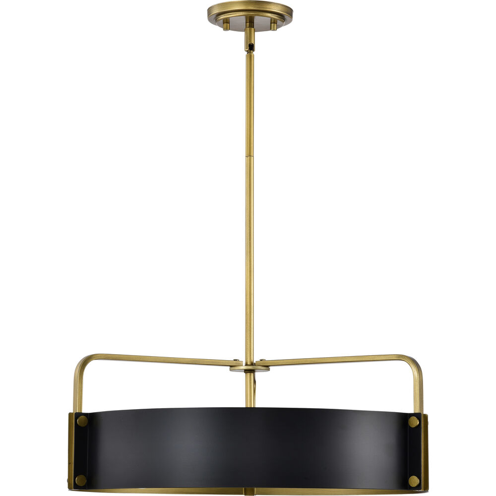 Nuvo Lighting Altos 5 Light 22 Inch Matte Black Pendant Ceiling Light