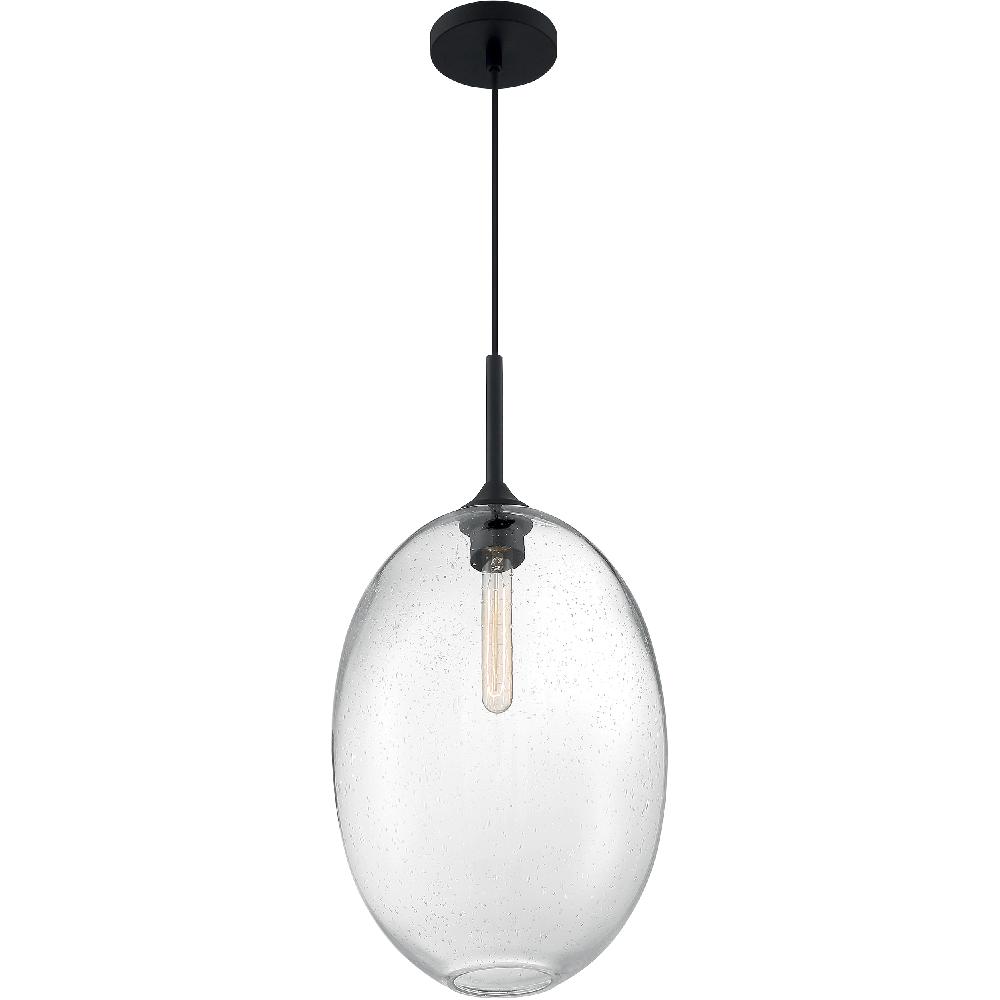 nuvo lighting Aria 1 Light 11.63 inch Matte Black Pendant Ceiling Light