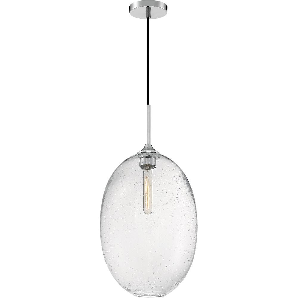 nuvo lighting Aria 1 Light 11.63 inch Polished Nickel Pendant Ceiling Light