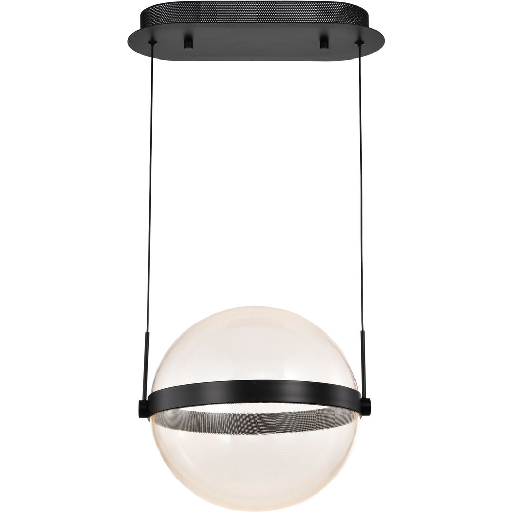 Nuvo Lighting Arvada LED 12.63 Inch Matte Black Pendant Ceiling Light