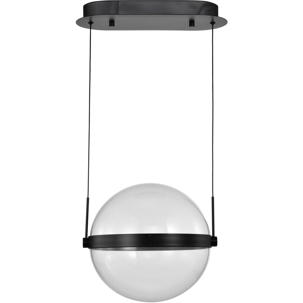 Nuvo Lighting Arvada LED 12.63 Inch Matte Black Pendant Ceiling Light