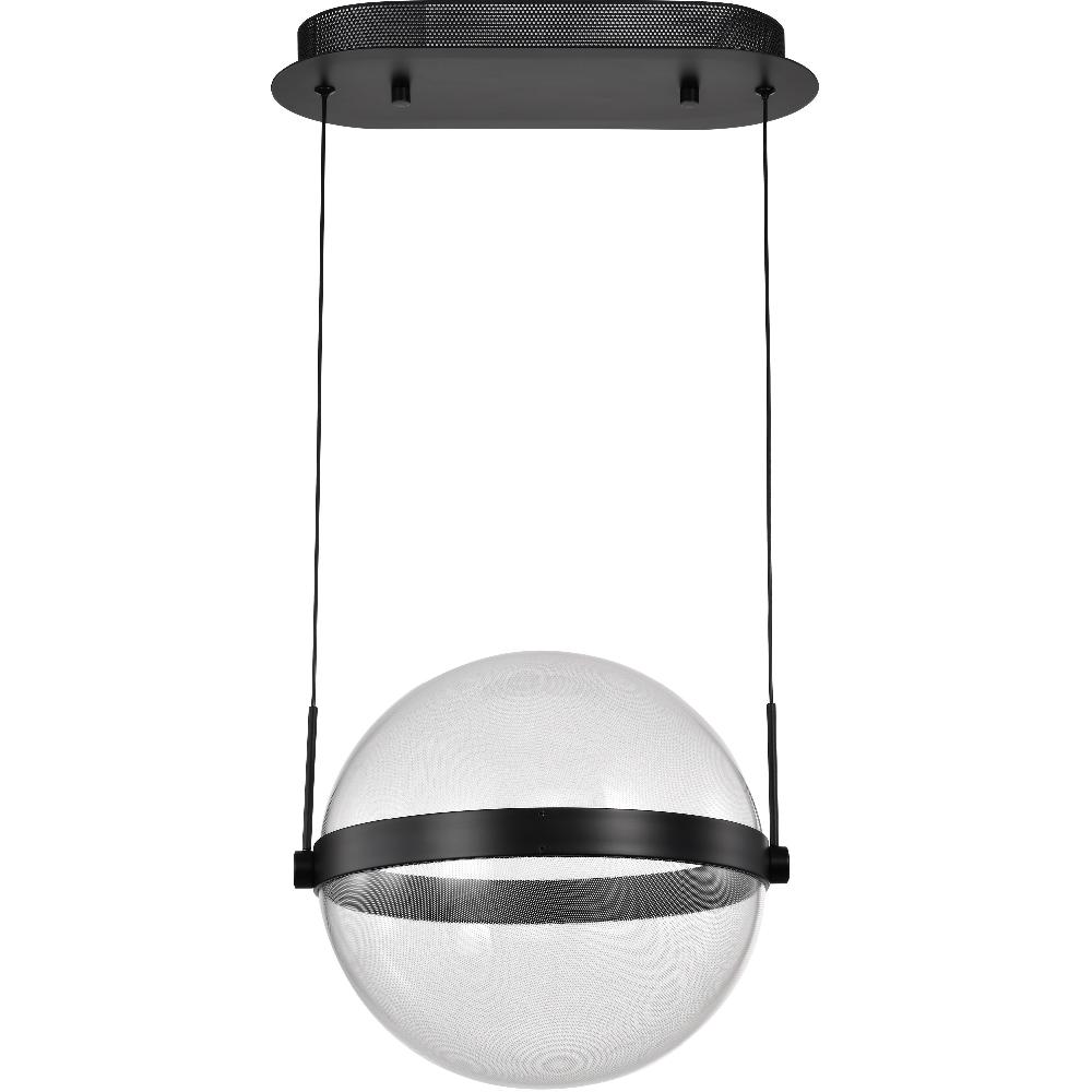 nuvo lighting Arvada LED 12.63 inch Matte Black Pendant Ceiling Light