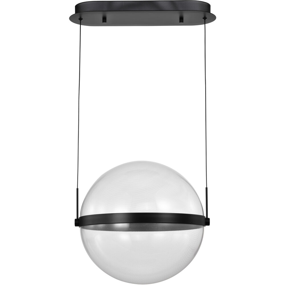 Nuvo Lighting Arvada LED 16.63 Inch Matte Black Pendant Ceiling Light
