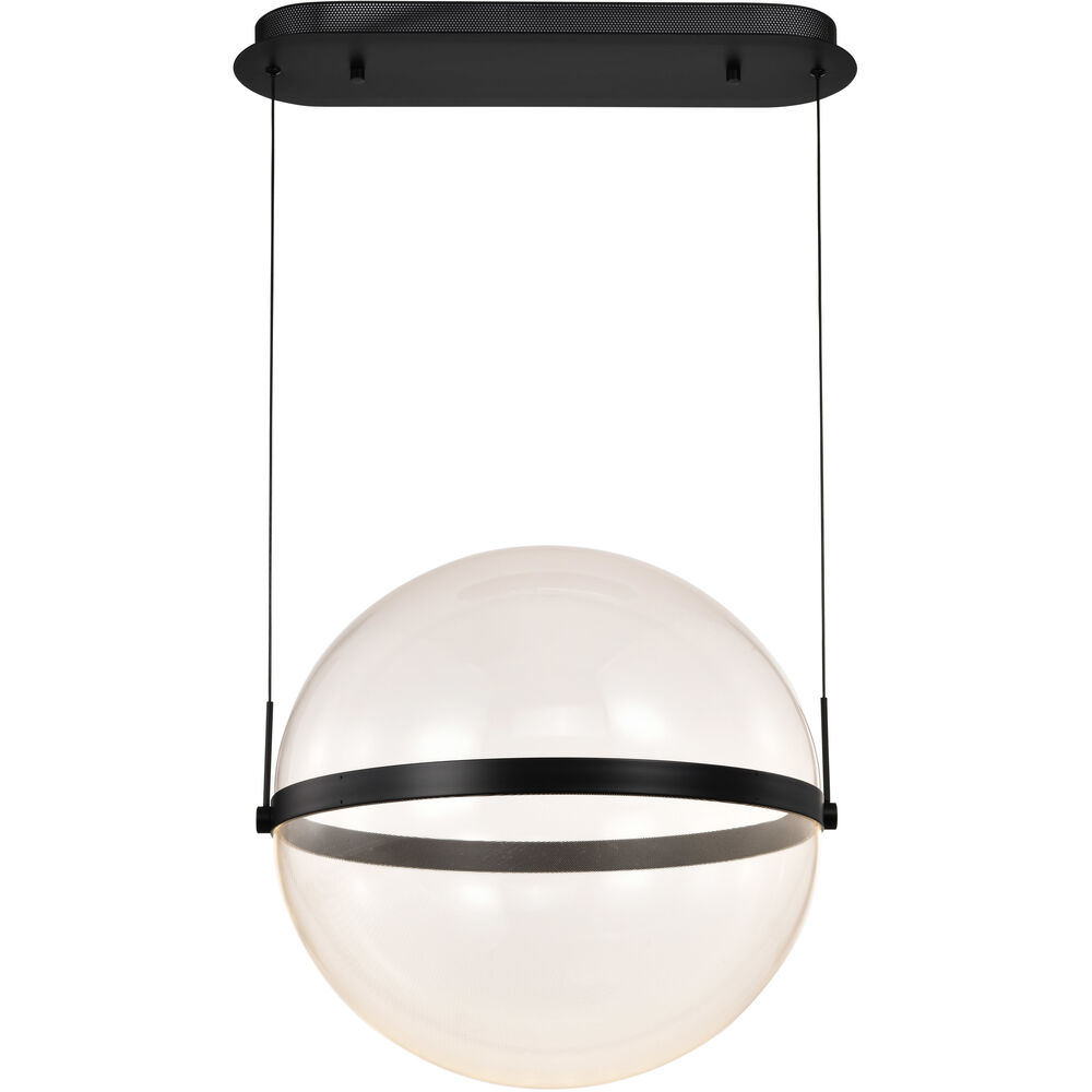 Nuvo Lighting Arvada LED 20.5 Inch Matte Black Pendant Ceiling Light
