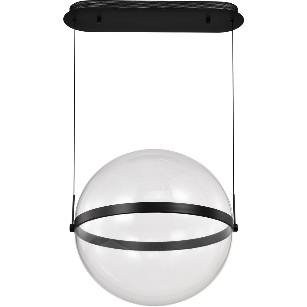 Nuvo Lighting Arvada LED 20.5 Inch Matte Black Pendant Ceiling Light